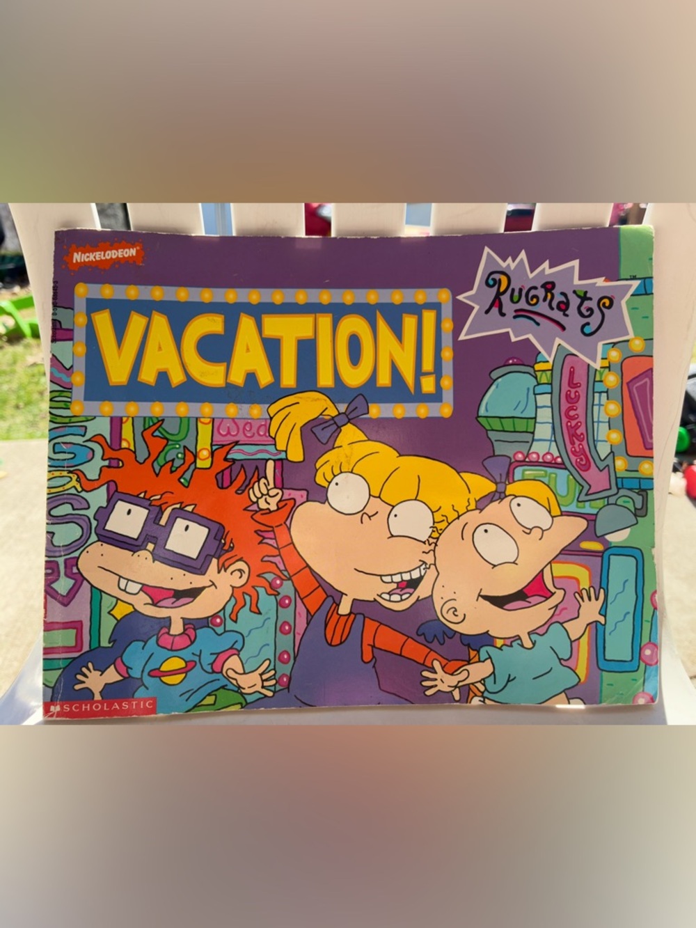 Rugrats Vacation! Illustrated Book - Purple Cover
